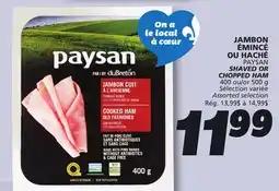 IGA PAYSAN SHAVED OR CHOPPED HAM offer