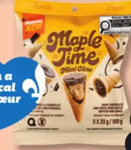 IGA MAPLE TIME MINI CONES offer