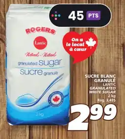 IGA LANTIC GRANULATED WHITE SUGAR offer