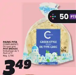 IGA COMPLIMENTS PITA BREADS offer