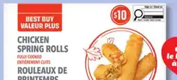 IGA VALEUR PLUS FROZEN SPRING ROLLS offer