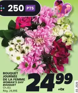 IGA DE LA FEMME WOMAN'S DAY BOUQUET offer