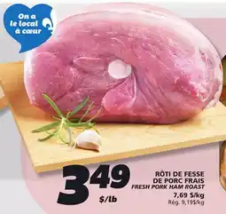 IGA FRESH PORK HAM ROAST offer