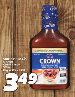 IGA CROWN CORN SYRUP offer