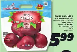 IGA RED, ANJOU OR BOSC PEARS offer