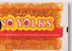IGA NO YOLKS EGG PASTA OR NOODLES offer