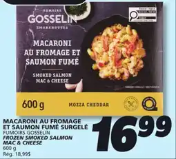 IGA FUMOIRS GOSSELIN FROZEN SMOKED SALMON MAC & CHEESE offer