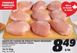 IGA FRESH BONELESS CHICKEN THIGHS offer