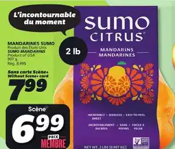IGA SUMO MANDARINS offer