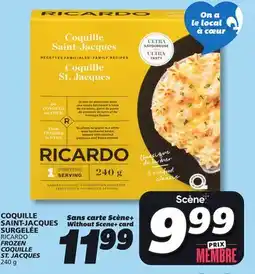 IGA RICARDO FROZEN COQUILLE ST. JACQUES offer