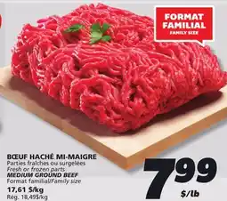 IGA MEDIUM GROUND BEEF offer