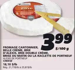 IGA ALEXIS DE PORTNEUF CHEESE offer