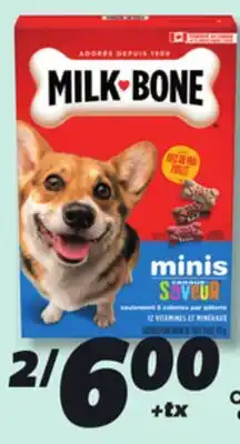 IGA MILK-BONE DOG TREATS offer