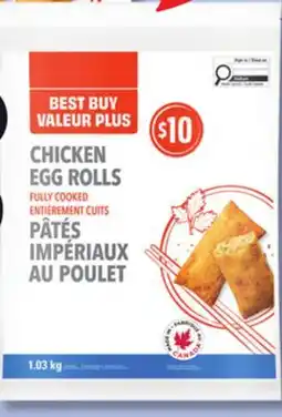 IGA VALEUR PLUS FROZEN EGG ROLLS OR SPRING ROLLS offer