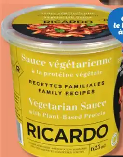 IGA RICARDO PASTA SAUCE offer
