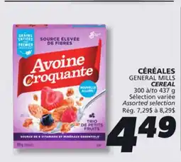 IGA GENERAL MILLS CEREAL offer