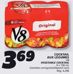 IGA V8 VEGETABLE COCKTAIL offer
