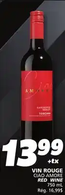 IGA CIAO AMORE RED WINE offer