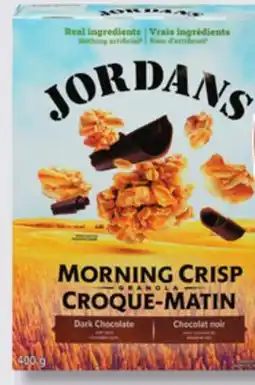 IGA JORDANS CEREAL OR ORGANIC GRANOLA OR OATMEAL offer