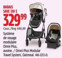 Canadian Tire Evenflo Omni Plus Modular Travel System, Oatmeal offer