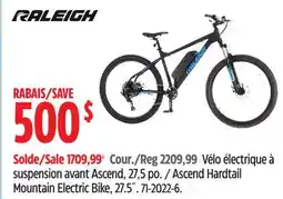 Canadian Tire Ascend Hardtail Mountain Electric Bike, 27.5˝ offer