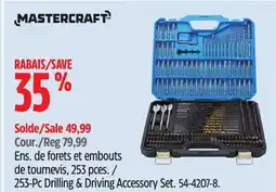 Canadian Tire Mastercraft 253-Pc Drilling & Driving Accessory Set offer