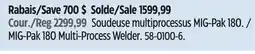 Canadian Tire MIG-Pak 180 Multi-Process Welder offer