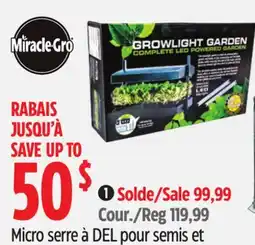 Canadian Tire LED Micro Grow Light Seed Garden offer