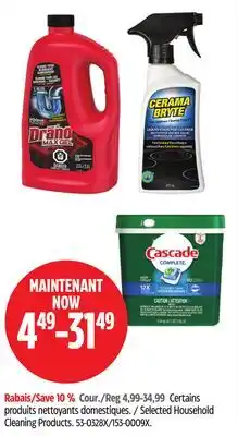 Canadian Tire Selected Household Cleaning Products offer