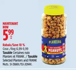 Canadian Tire Planters Taxable Selected Planters and FRANK Nuts offer