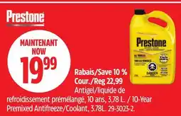 Canadian Tire Prestone 10-Year Premixed Antifreeze/Coolant offer