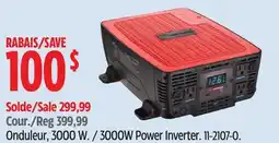Canadian Tire MotoMaster 3000W Power Inverter offer