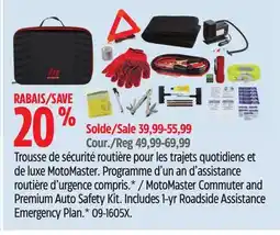 Canadian Tire Commuter and Premium Auto Safety Kit offer