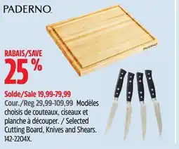 Canadian Tire Selected Cutting Board, Knives and Shears offer