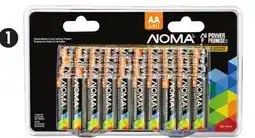 Canadian Tire NOMA 40/AA Alkaline Batteries offer