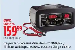 Canadian Tire MotoMaster Eliminator Workshop Series 30/12/6A Battery Charger offer