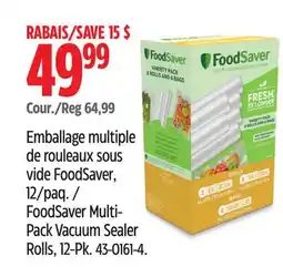 Canadian Tire FoodSaver Multi- Pack Vacuum Sealer Rolls, 12-Pk offer