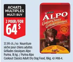 Canadian Tire Purina Alpo Cookout Classics Adult Dry Dog Food, 16kg offer