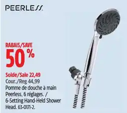 Canadian Tire 6-Setting Hand-Held Shower Head offer