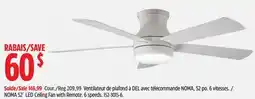 Canadian Tire NOMA 52˝ LED Ceiling Fan with Remote offer
