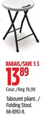 Canadian Tire Folding Stool offer