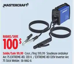 Canadian Tire EXTREME-80 120V Inverter Arc 75 Stick Welder offer