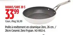 Canadian Tire The Rock 26cm Ceramic Zero Frypan offer