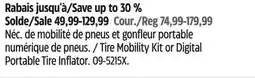Canadian Tire Tire Mobility Kit or Digital Portable Tire Inflator offer