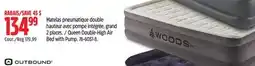 Canadian Tire Queen Double-High Air Bed with Pump offer