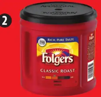 Canadian Tire Folgers Classic Roast Coffee offer