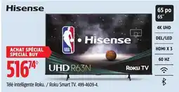 Canadian Tire Hisense Roku Smart TV offer