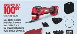 Canadian Tire Skil 12V Brushless Oscillating Multi-Tool Kit offer