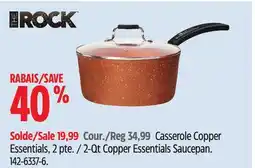 Canadian Tire Heritage The Rock 2-Qt Copper Essentials Saucepan offer