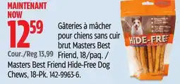 Canadian Tire Masters Best Friend Hide-Free Dog Chews, 18-Pk offer